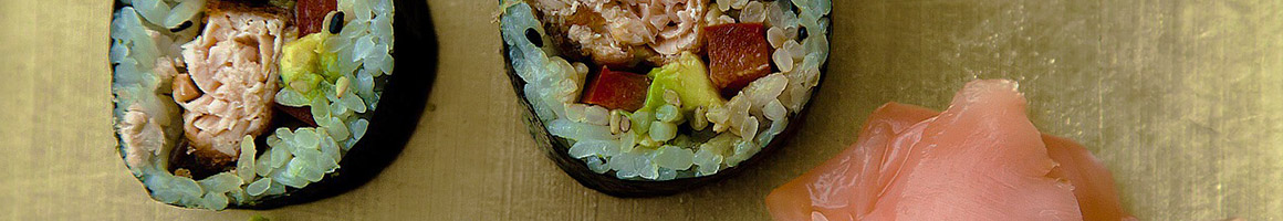 Eating Japanese Kosher Sushi at Fuji Hana restaurant in Brooklyn, NY.